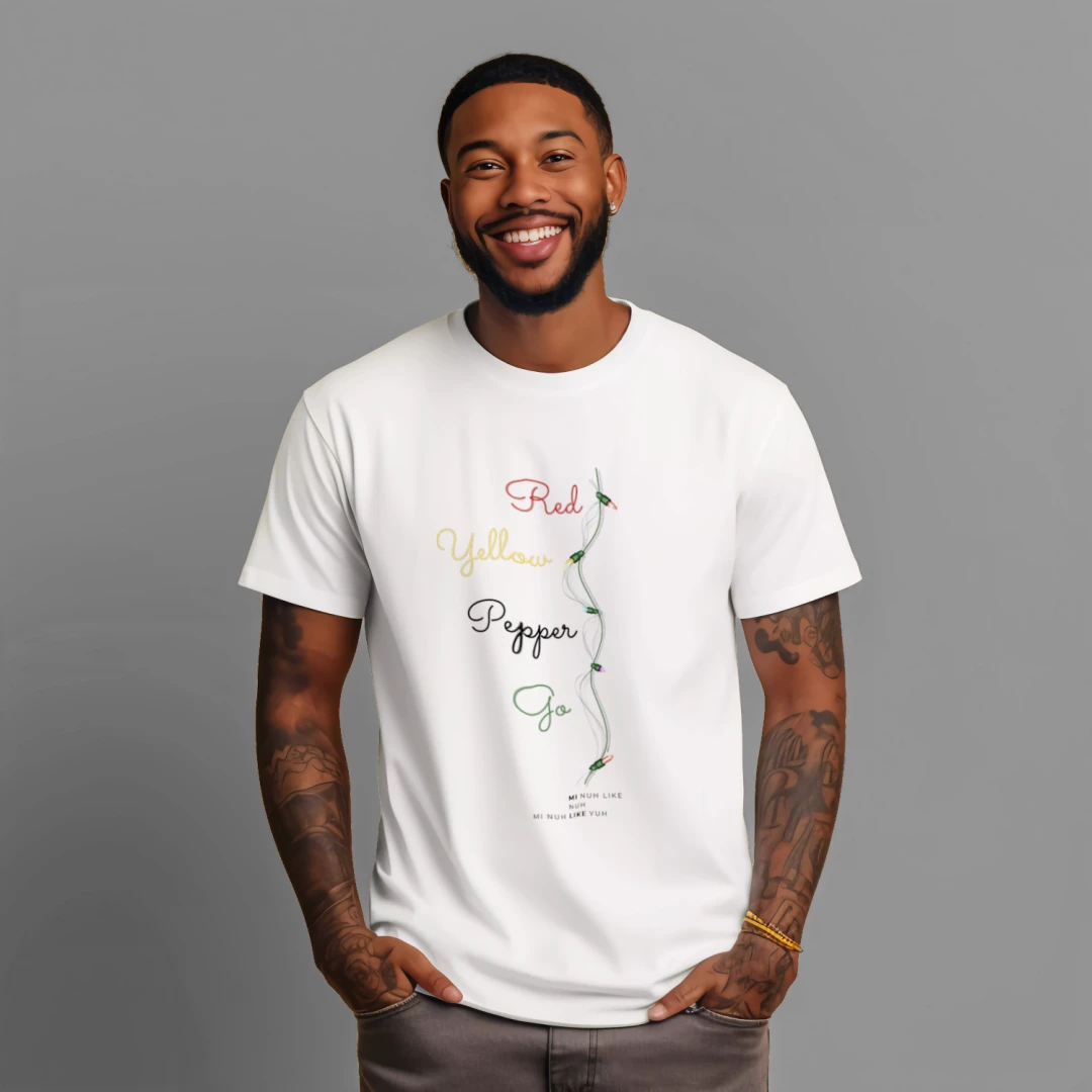 Red Light Pepper Light Men's Crew Neck-T