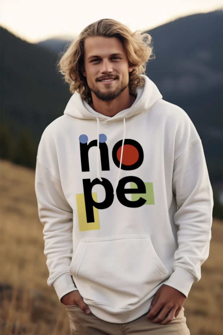 nope. not today. Hoodie - blk txt