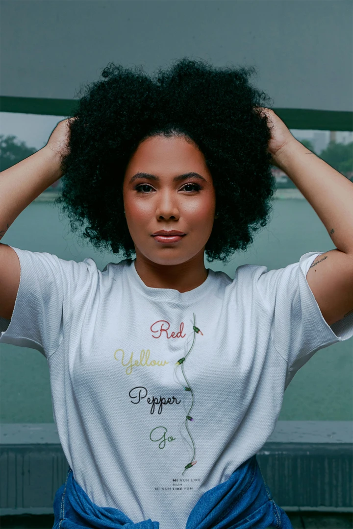 Red Light Pepper Light Women's Crew Neck T