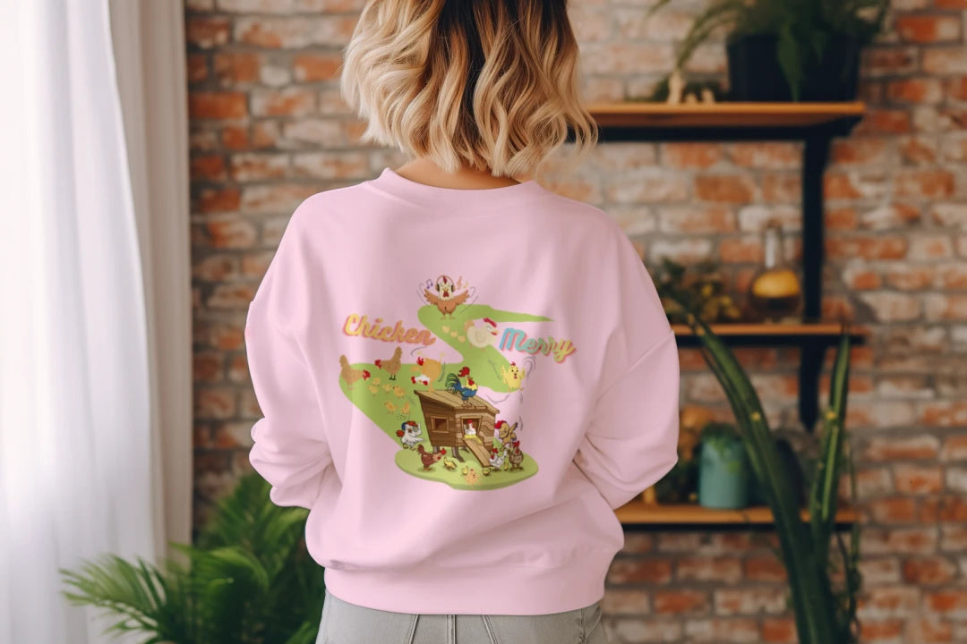 Chicken Merry Sweatshirt