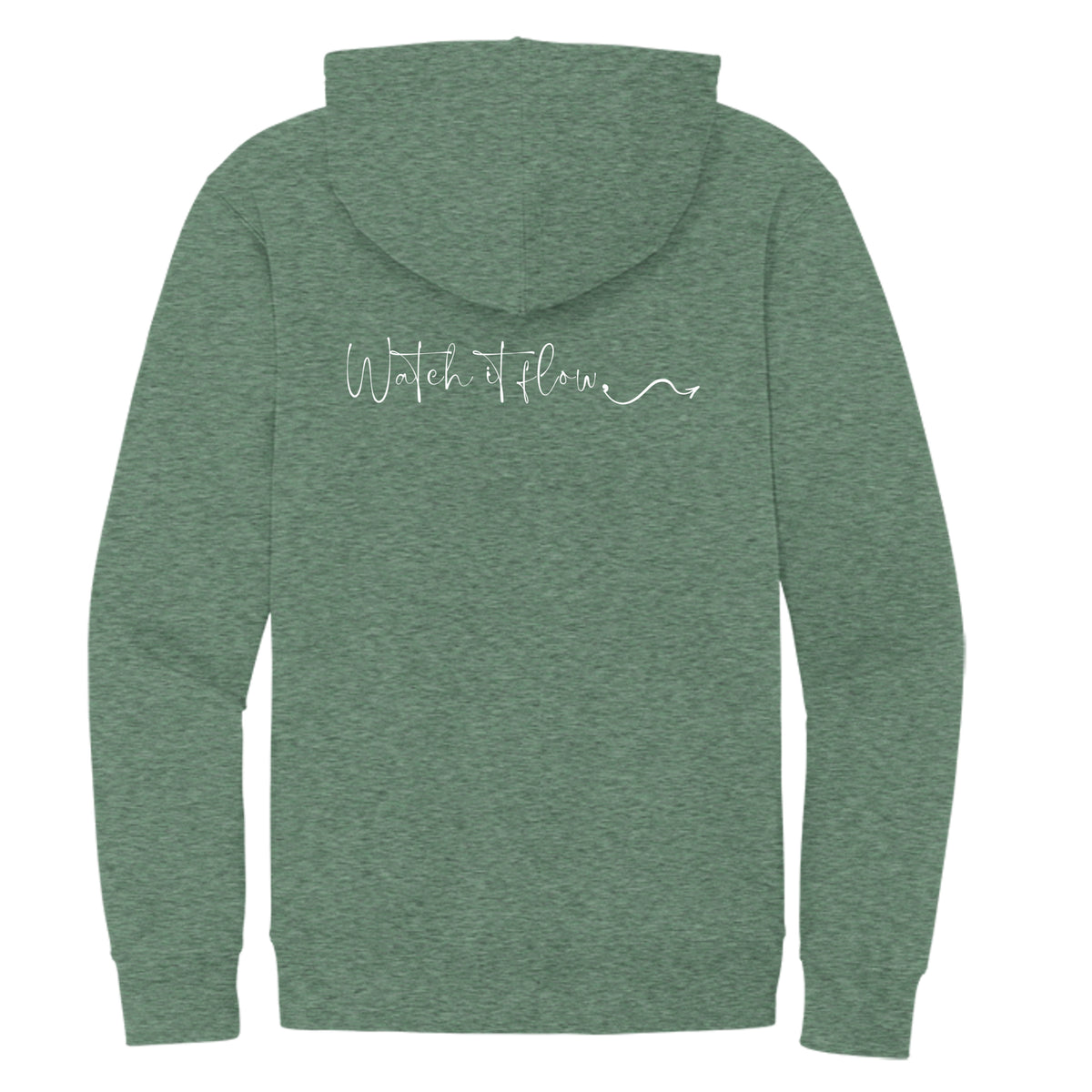 Heathered Kelly Green - DT6100 - BACK