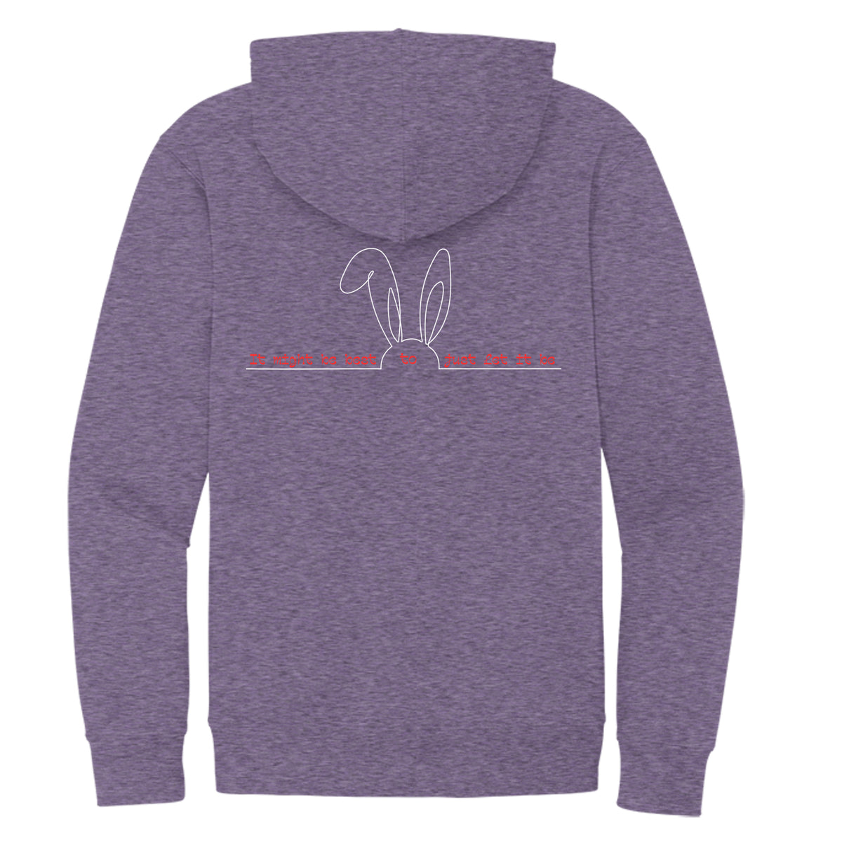 Heathered Purple - DT6100 - BACK