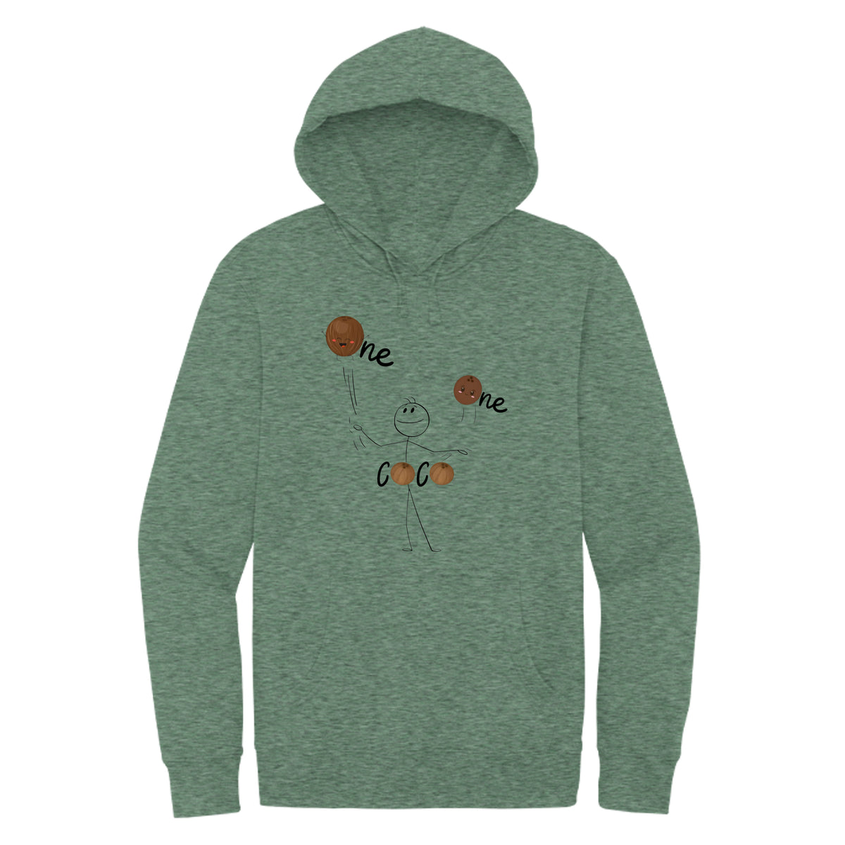 Heathered Kelly Green - DT6100 - FRONT