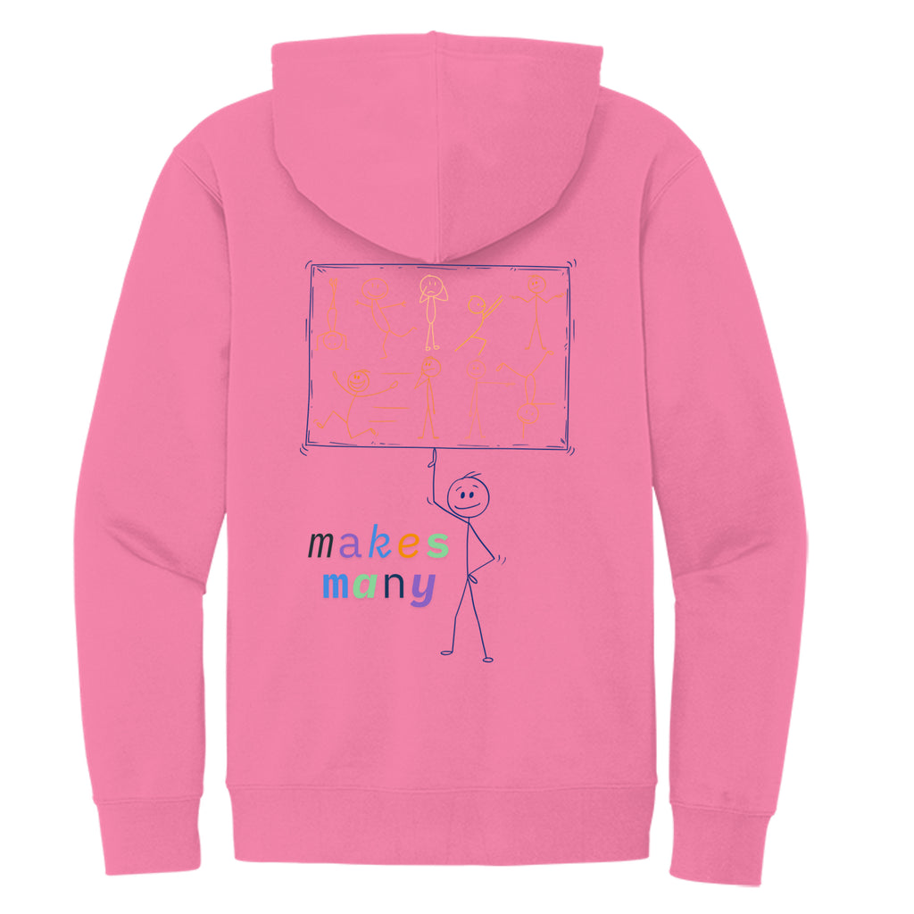 Awareness Pink Heather - DT6100 - BACK