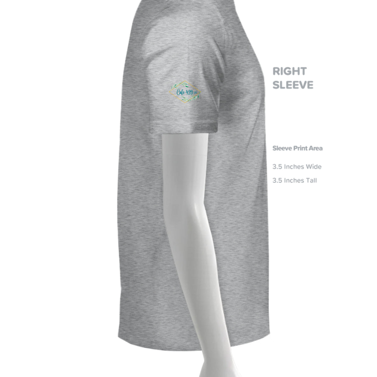 Heather Grey (90/10) - N3900 - SLEEVE_RIGHT