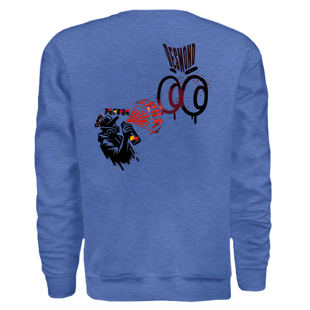 Heather Deep Royal - G180 - BACK